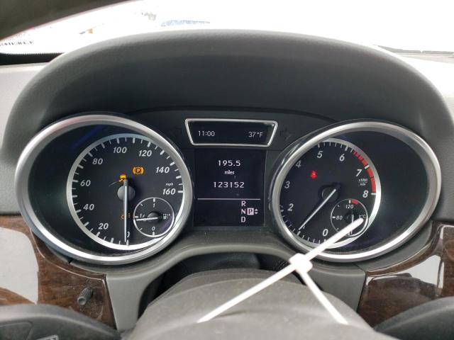 4JGDA5HB4CA002281 - 2012 MERCEDES-BENZ ML 350 4MATIC SILVER photo 9