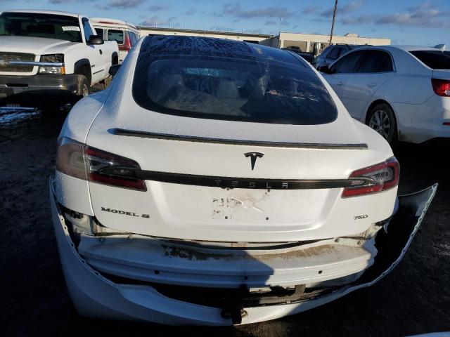 5YJSA1E28HF198782 - 2017 TESLA MODEL S Սպիտակ լուսանկար 6