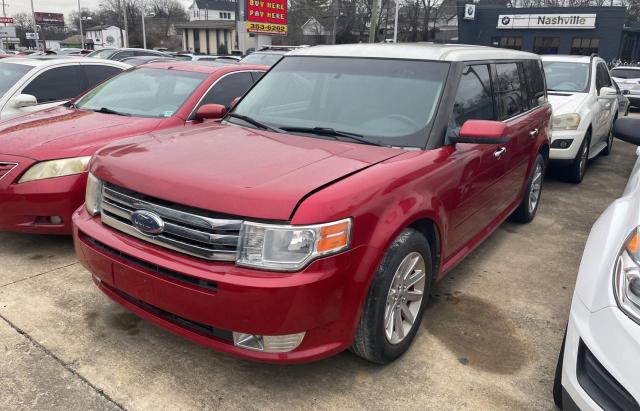 2FMHK6CC5ABB09989 - 2010 FORD FLEX SEL RED photo 2