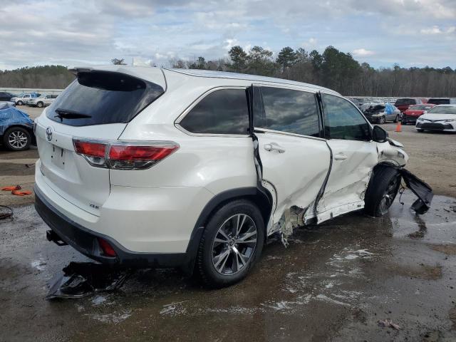 5TDKKRFHXGS155716 - 2016 TOYOTA HIGHLANDER XLE 白色 照片 3