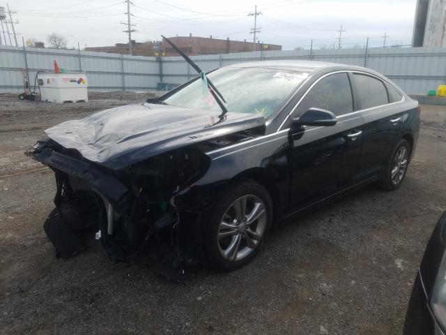 5NPE34AF2JH605469 - 2018 HYUNDAI SONATA SPORT  Foto 2