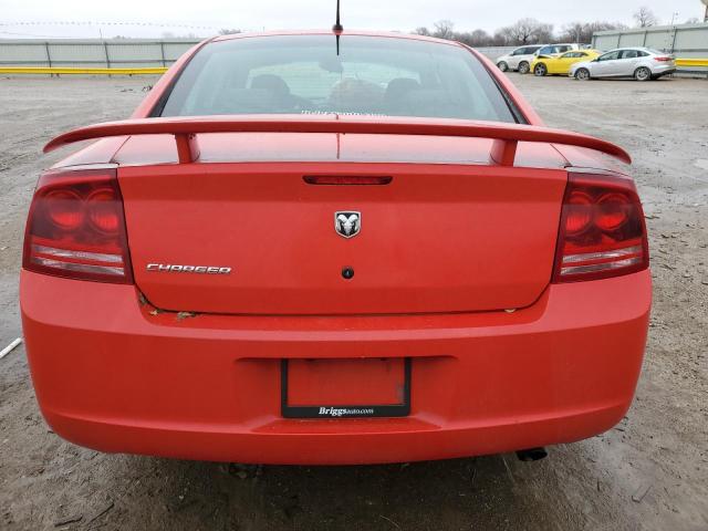 2B3KA43GX8H246665 - 2008 DODGE CHARGER RED photo 6