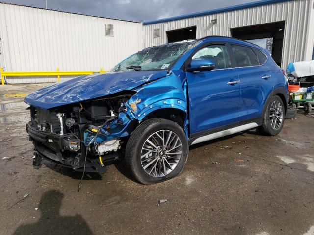 KM8J33AL3KU959485 - 2019 HYUNDAI TUCSON LIMITED BLUE photo 1