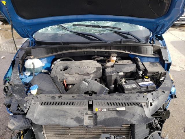 KM8J33AL3KU959485 - 2019 HYUNDAI TUCSON LIMITED BLUE photo 12