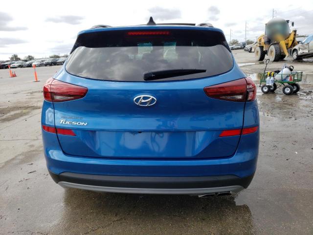 KM8J33AL3KU959485 - 2019 HYUNDAI TUCSON LIMITED BLUE photo 6