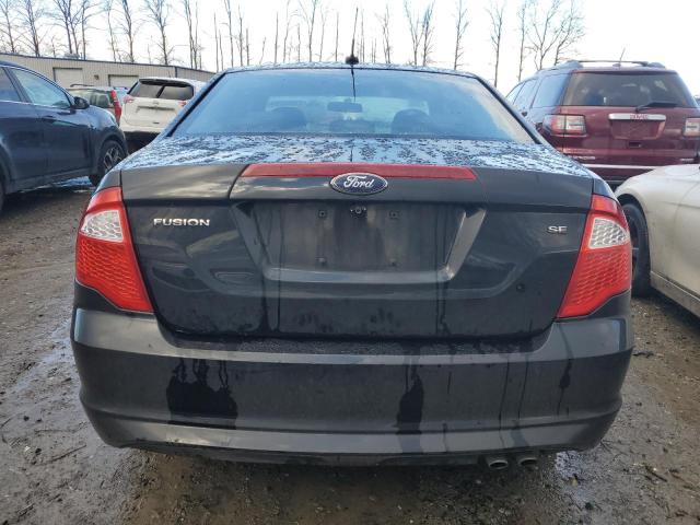 3FAHP0HA3AR302076 - 2010 FORD FUSION SE BLACK photo 6