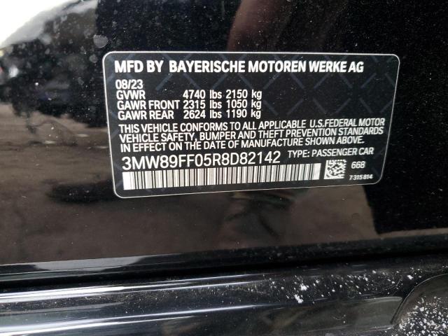 3MW89FF05R8D82142 - 2024 BMW 330XI BLACK photo 12