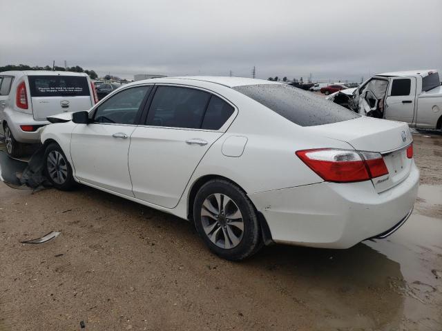 1HGCR2F33EA095401 - 2014 HONDA ACCORD LX WHITE photo 2