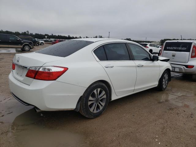 1HGCR2F33EA095401 - 2014 HONDA ACCORD LX WHITE photo 3