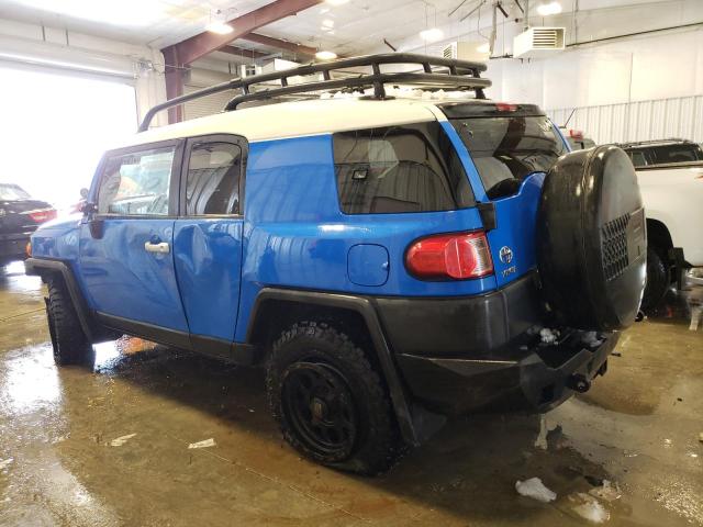 JTEBU11F270034355 - 2007 TOYOTA FJ CRUISER BLUE photo 2