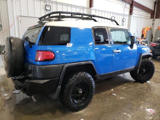 JTEBU11F270034355 - 2007 TOYOTA FJ CRUISER BLUE photo 3