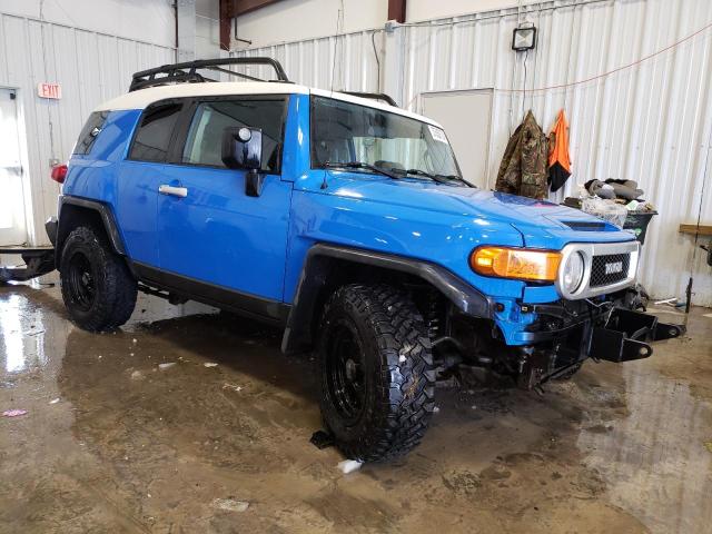 JTEBU11F270034355 - 2007 TOYOTA FJ CRUISER BLUE photo 4