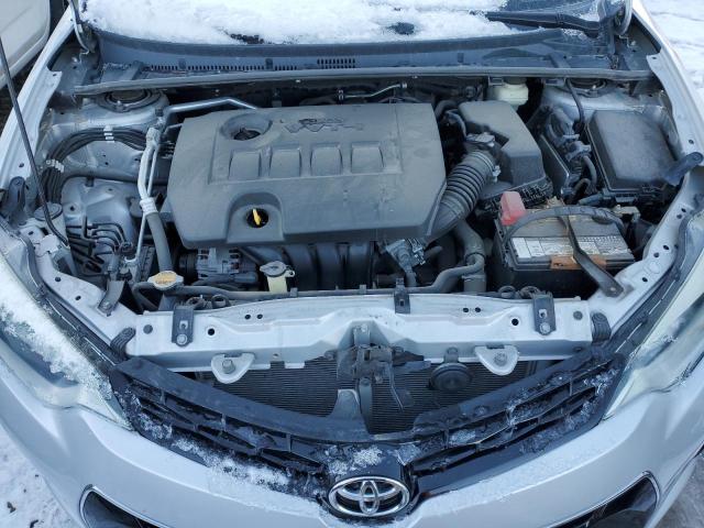 5YFBURHEXFP314836 - 2015 TOYOTA COROLLA L SILVER photo 11