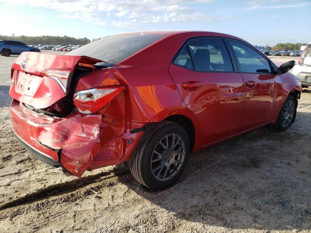 2T1BURHEXHC788787 - 2017 TOYOTA COROLLA L RED photo 3