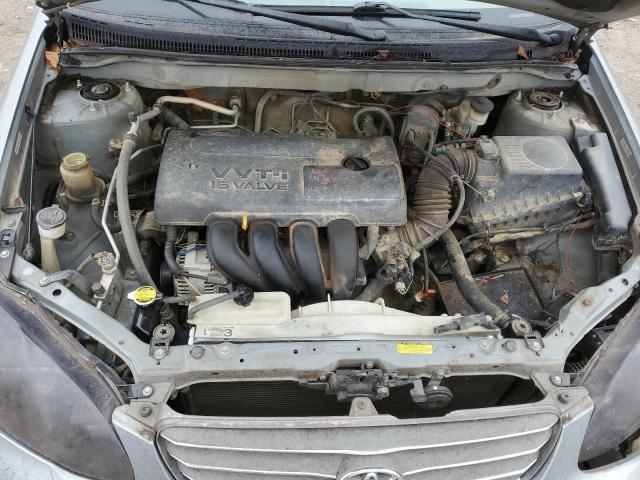 1NXBR32E54Z337699 - 2004 TOYOTA COROLLA CE GRAY photo 11