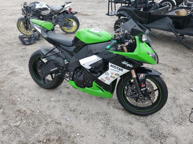 JKAZXCE199A022568 - 2009 KAWASAKI ZX1000 E GREEN photo 1