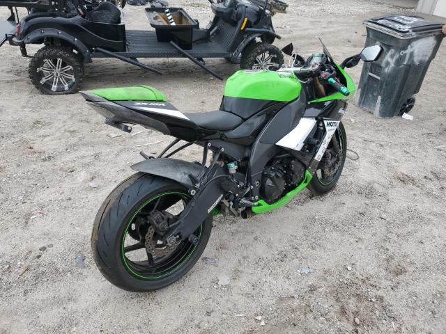 JKAZXCE199A022568 - 2009 KAWASAKI ZX1000 E GREEN photo 4