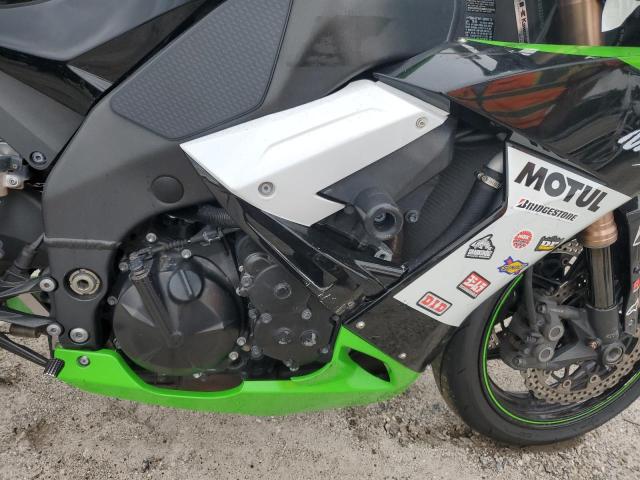 JKAZXCE199A022568 - 2009 KAWASAKI ZX1000 E GREEN photo 7