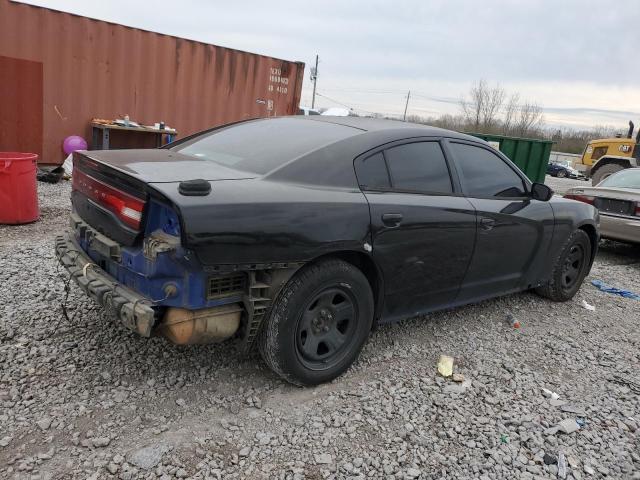 2C3CDXAT7DH737706 - 2013 DODGE CHARGER POLICE BLACK photo 3