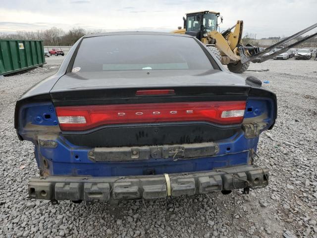 2C3CDXAT7DH737706 - 2013 DODGE CHARGER POLICE BLACK photo 6