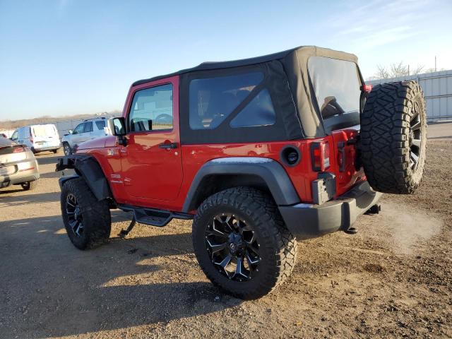 1J4AA2D10BL631116 - 2011 JEEP WRANGLER SPORT RED photo 2