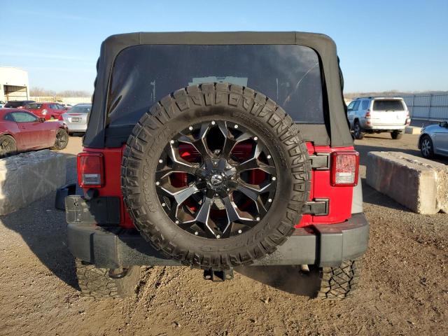 1J4AA2D10BL631116 - 2011 JEEP WRANGLER SPORT RED photo 6