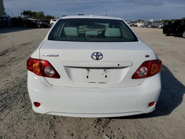 JTDBL40E299086486 - 2009 TOYOTA COROLLA BASE WHITE photo 6