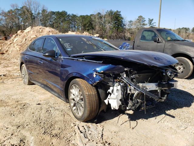 5NPEJ4J22LH003841 - 2020 HYUNDAI SONATA SEL PLUS BLUE photo 1