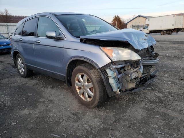 JHLRE38777C043273 - 2007 HONDA CR-V EXL BLUE photo 4