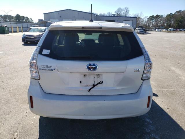 JTDZN3EU6C3138313 - 2012 TOYOTA PRIUS V WHITE photo 6