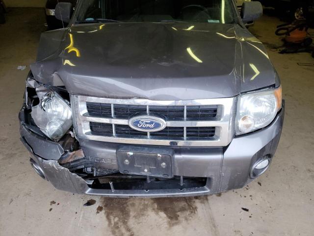 1FMCU9D7XBKB32814 - 2011 FORD ESCAPE XLT GRAY photo 12