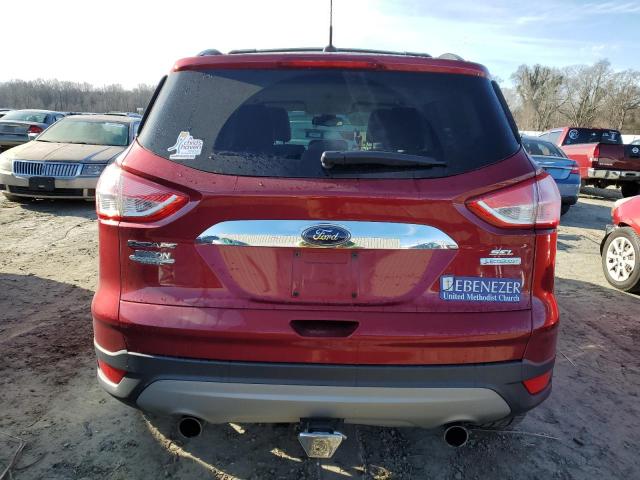 1FMCU0H97DUC67182 - 2013 FORD ESCAPE SEL RED photo 6