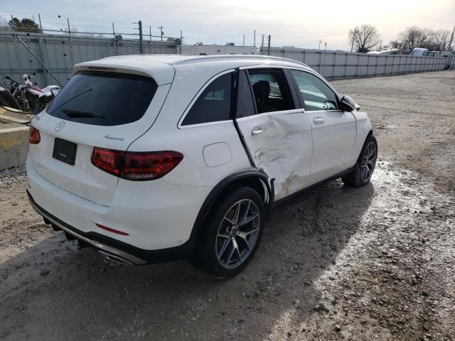 W1N0G8EB2NV397010 - 2022 MERCEDES-BENZ GLC 300 4MATIC WHITE photo 3