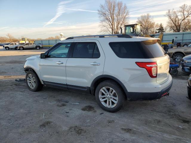 1FMHK7D8XCGA09382 - 2012 FORD EXPLORER XLT WHITE photo 2