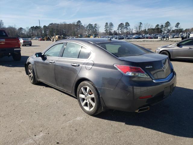 19UUA8F22CA020045 - 2012 ACURA TL GRAY photo 2