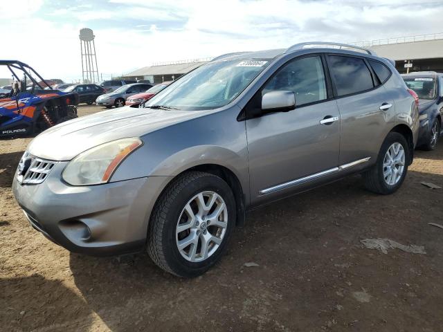 JN8AS5MV0DW126755 - 2013 NISSAN ROGUE S GRAY photo 1