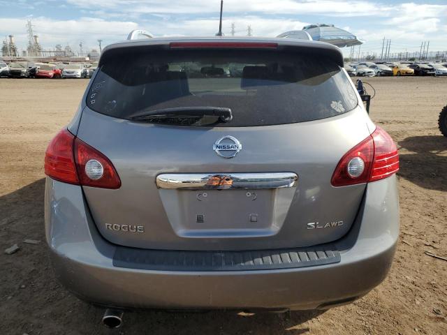 JN8AS5MV0DW126755 - 2013 NISSAN ROGUE S GRAY photo 6