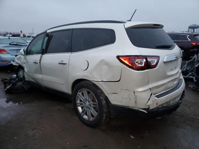 1GNKRGKDXEJ364734 - 2014 CHEVROLET TRAVERSE LT WHITE photo 2