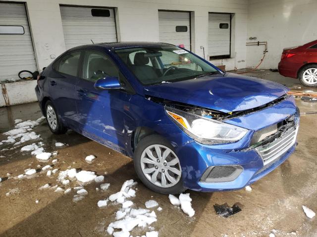 3KPC24A3XKE064029 - 2019 HYUNDAI ACCENT SE BLUE photo 4