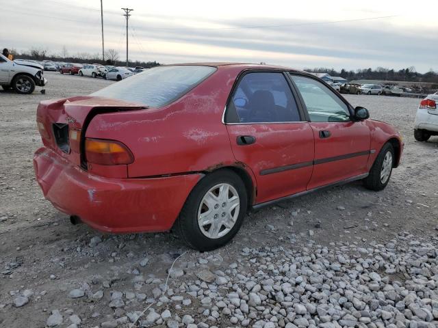 1HGEG8546SL033938 - 1995 HONDA CIVIC DX RED photo 3