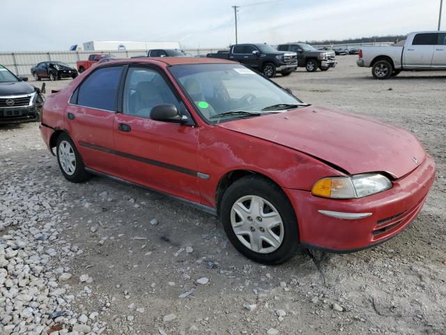 1HGEG8546SL033938 - 1995 HONDA CIVIC DX RED photo 4