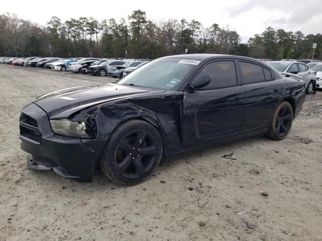 2C3CDXCT3EH322381 - 2014 DODGE CHARGER R/T BLACK photo 1