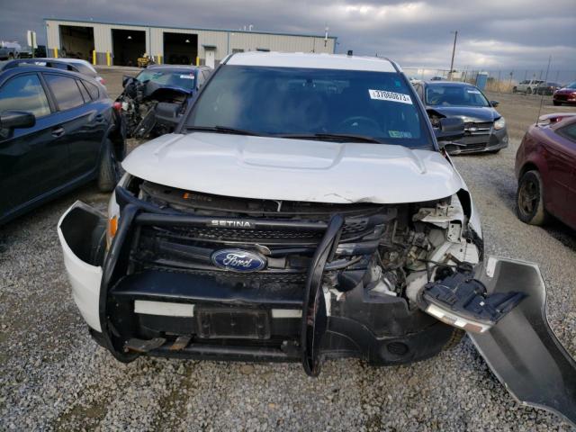 1FM5K8AR2FGB33270 - 2015 FORD EXPLORER POLICE INTERCEPTOR WHITE photo 5