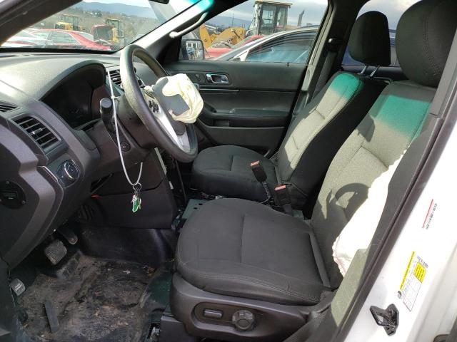 1FM5K8AR2FGB33270 - 2015 FORD EXPLORER POLICE INTERCEPTOR WHITE photo 7