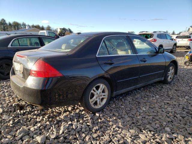 1HGCM56827A118357 - 2007 HONDA ACCORD EX BLACK photo 3