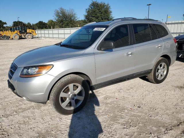 5NMSH73EX8H220940 - 2008 HYUNDAI SANTA FE SE SILVER photo 1