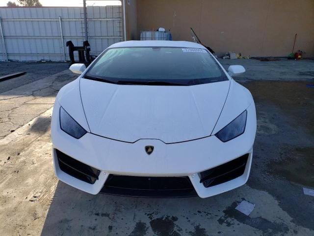 ZHWUC2ZF5JLA10352 - 2018 LAMBORGHINI HURACAN WHITE photo 5