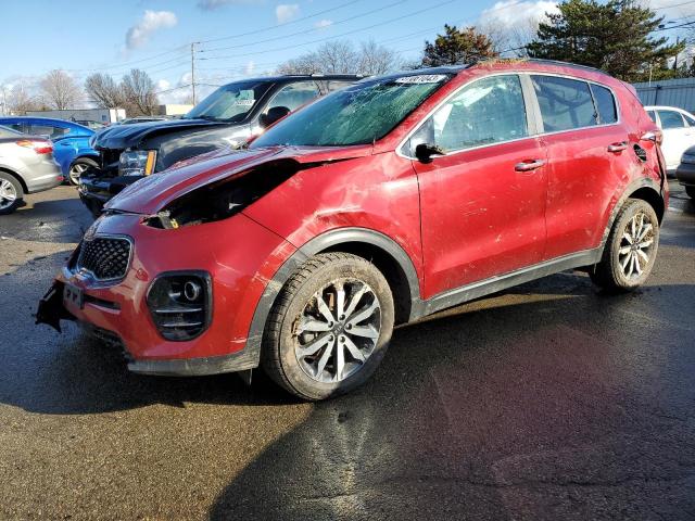 KNDPN3AC6J7401751 - 2018 KIA SPORTAGE EX RED photo 1