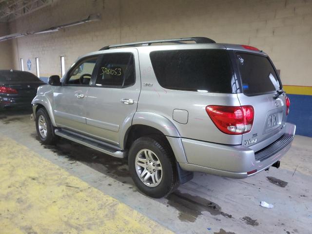 5TDBT44AX5S242809 - 2005 TOYOTA SEQUOIA SR SILVER photo 2