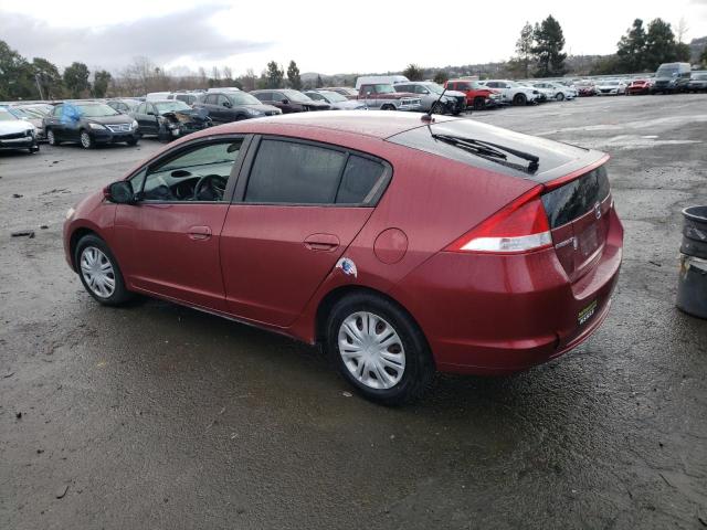 JHMZE2H58AS004905 - 2010 HONDA INSIGHT LX RED photo 2